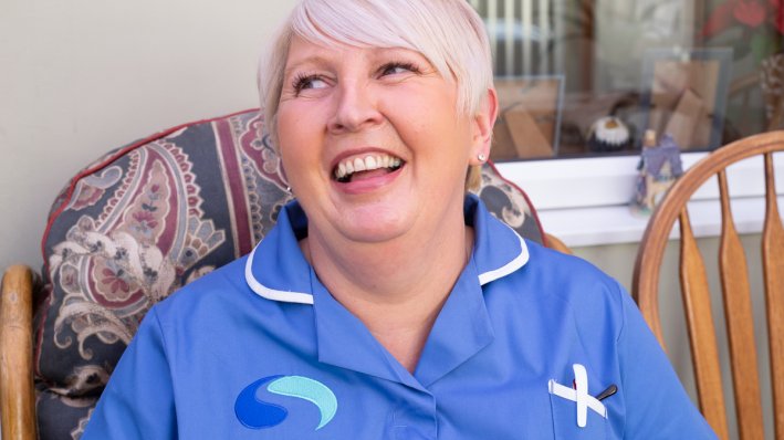 Care Worker Smiling